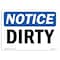 Signmission OSHA Notice, 5" Height, Dirty Sign, 7" X 5", Landscape OS-NS-D-57-L-11035 - alternate 1